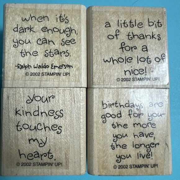 Stampin' Up! Other - -CRAFT STAMPS collections lot Of 4